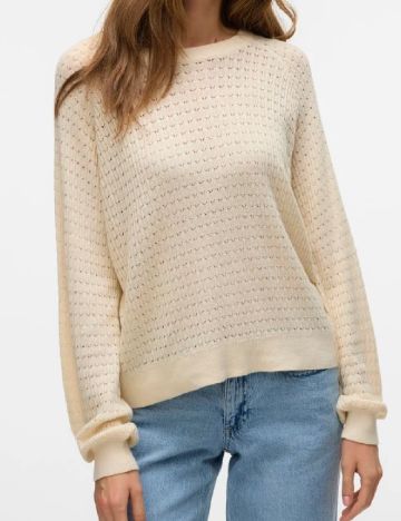 Bluza Vero Moda, crem