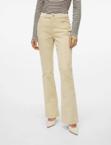 Pantaloni Vero Moda, crem Crem