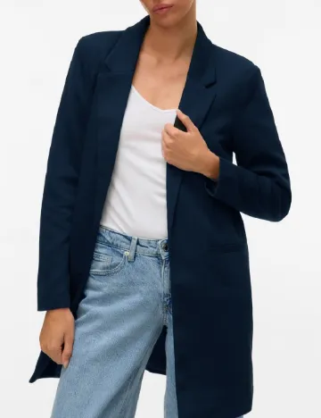 Blazer Vero Moda, bleumarin Albastru