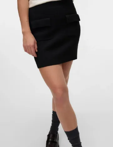 Fusta Vero Moda, negru Negru