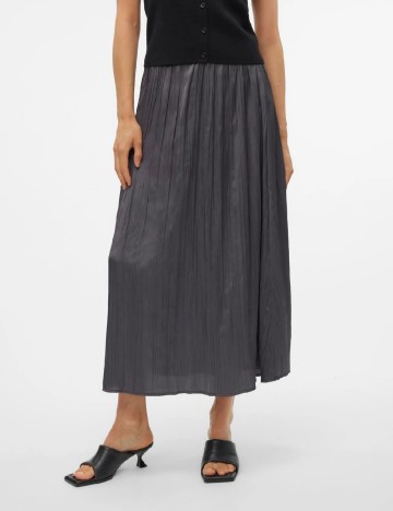Fusta Vero Moda, gri