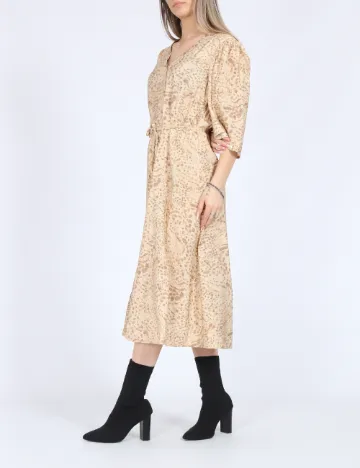 Rochie medie Vero Moda, crem