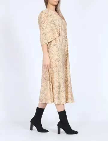 Rochie medie Vero Moda, crem