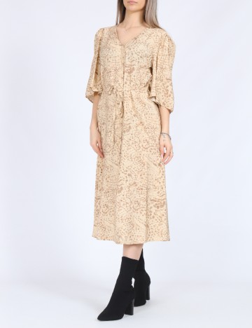 Rochie medie Vero Moda, crem