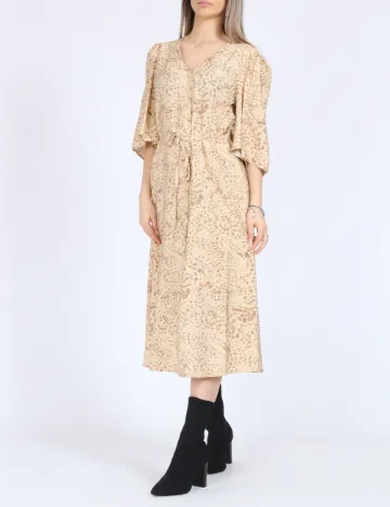 Rochie medie Vero Moda, crem