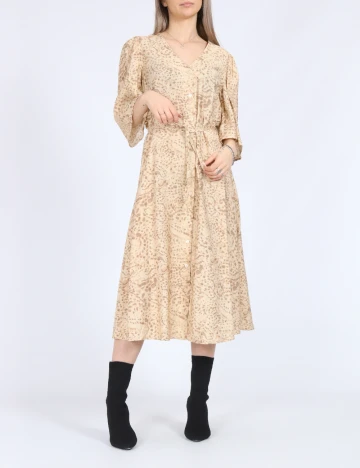 Rochie medie Vero Moda, crem