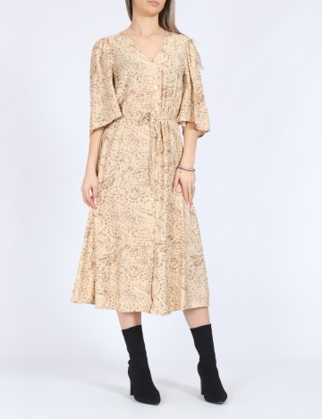 Rochie medie Vero Moda, crem