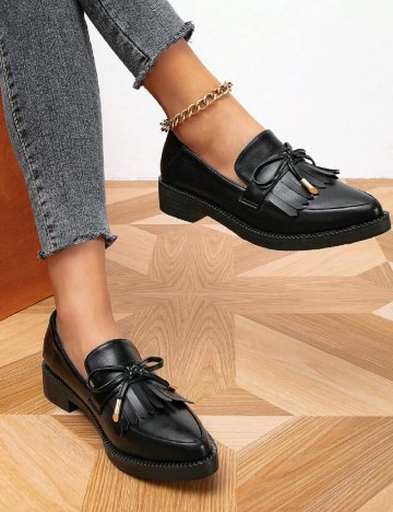 Mocasini SHEIN, negru