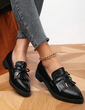 Mocasini SHEIN, negru