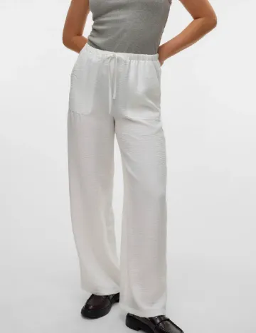 Pantaloni Vero Moda, alb Alb