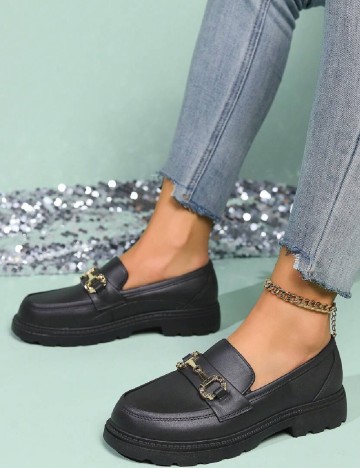 Mocasini SHEIN, negru