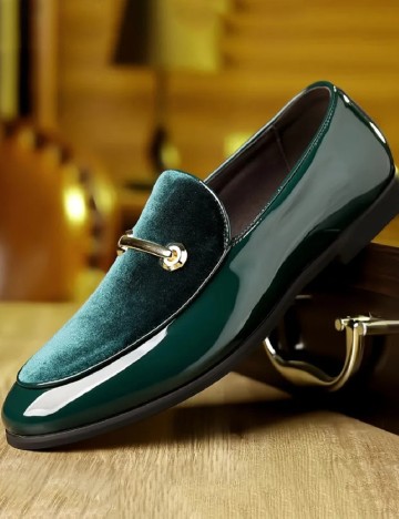 Mocasini SHEIN, verde