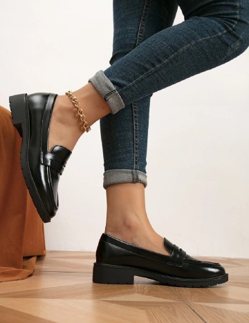 Mocasini SHEIN, negru