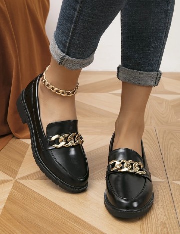 Mocasini SHEIN, negru