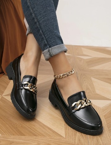 Mocasini SHEIN, negru