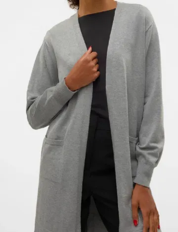 Cardigan Vero Moda, gri Gri