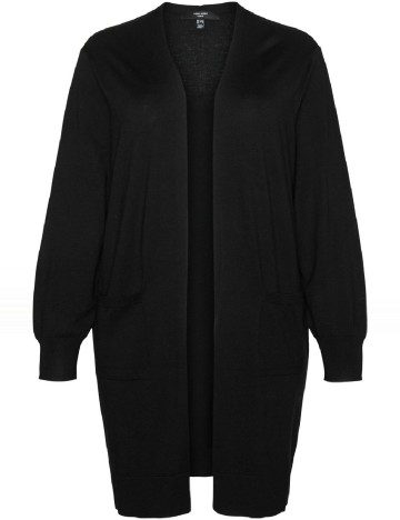 Cardigan Vero Moda Curve, negru