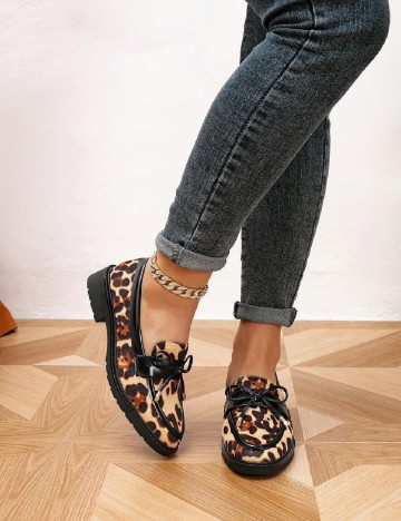 Mocasini SHEIN, animal print