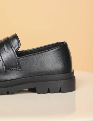 Mocasini Shein Kids, negru