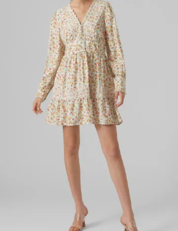 Rochie scurta Vero Moda, floral print Floral print