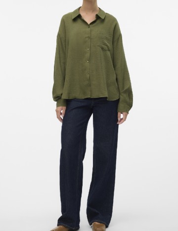 Camasa Vero Moda, verde