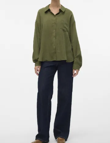 Camasa Vero Moda, verde Verde