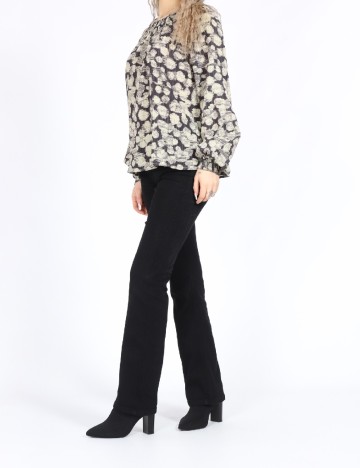 Bluza Vero Moda, crem/gri