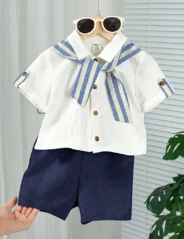 Compleu Shein Kids, albastru