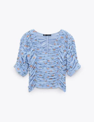 Bluza Zara, floral Floral print