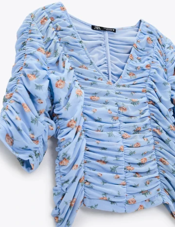 Bluza Zara, floral Floral print