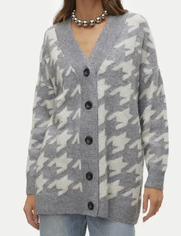 Cardigan Vero Moda, gri Gri