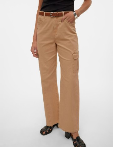 Pantaloni Vero Moda, maro