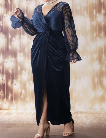 Rochie lunga SHEIN CURVE, albastru