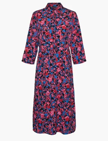 Rochie medie Vero Moda, floral print Floral print