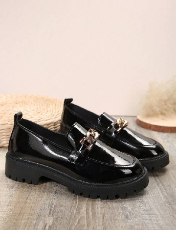 Mocasini SHEIN, negru