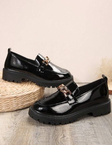 Mocasini SHEIN, negru