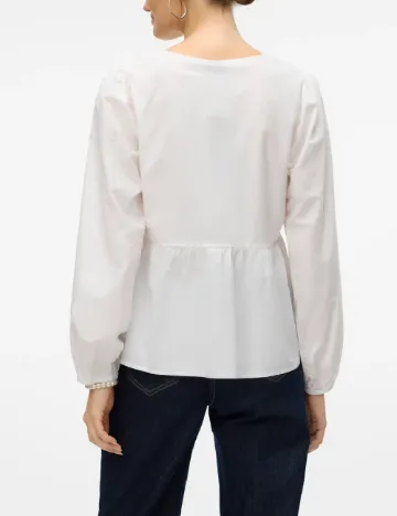 Bluza Vero Moda, alb Alb