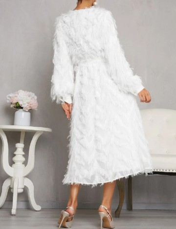 Rochie medie SHEIN, alb