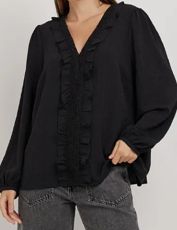 Bluza Vero Moda, negru Negru