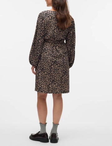 Rochie scurta Vero Moda Maternity, animal print