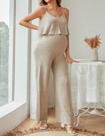 Salopeta SHEIN Maternity, maro