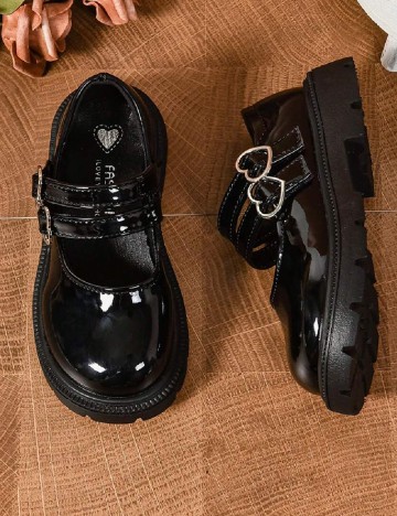 Pantofi Shein Kids, negru