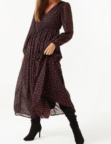 Rochie lunga Only, negru