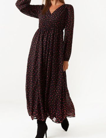 Rochie lunga Only, negru