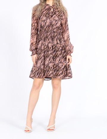 Rochie scurta Only, roz/maro