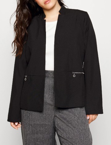 Blazer Only Carmakoma, negru