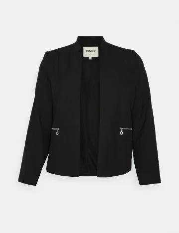 Blazer Only Carmakoma, negru Negru