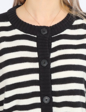 Cardigan Only, alb/negru