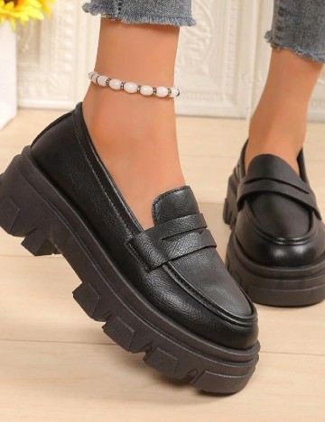 Mocasini SHEIN, negru