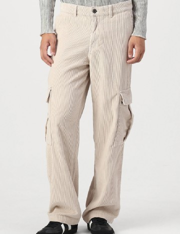 Pantaloni Jack&Jones, crem